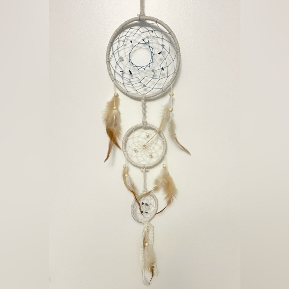 Three-Tier Ivory Dreamcatcher